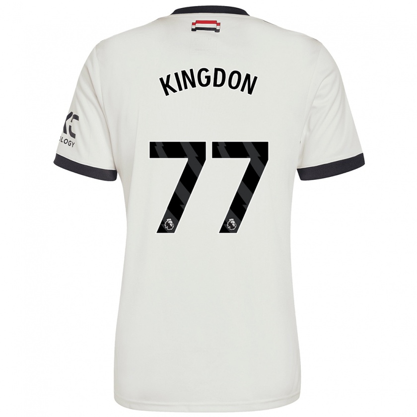 Kandiny Férfi Jack Kingdon #77 Törtfehér Harmadik Számú Jersey 2024/25 Mez Póló Ing