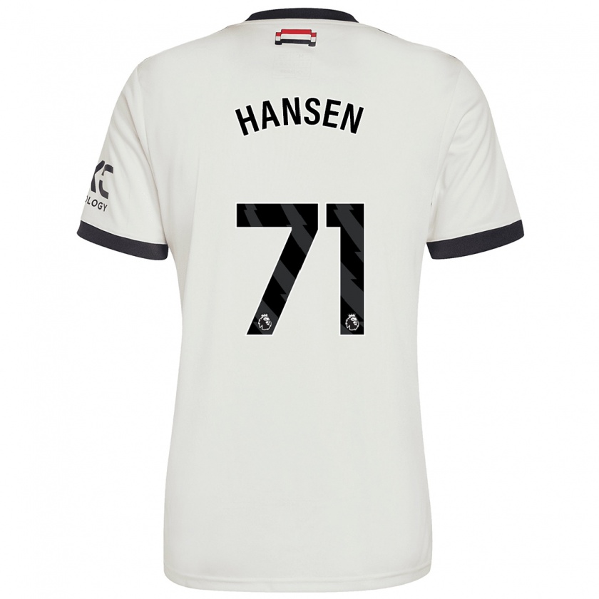 Kandiny Férfi Isak Hansen-Aaroen #71 Törtfehér Harmadik Számú Jersey 2024/25 Mez Póló Ing