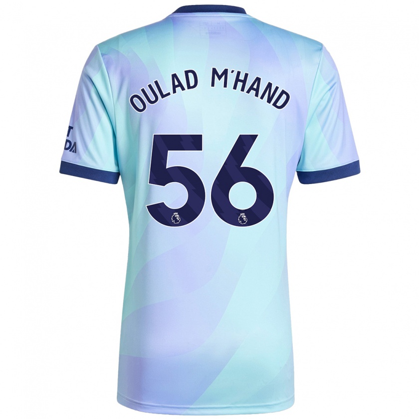 Kandiny Férfi Salah-Eddine Oulad M'hand #56 Aqua Harmadik Számú Jersey 2024/25 Mez Póló Ing