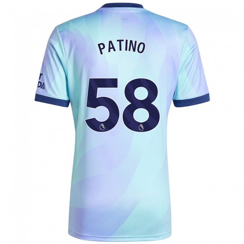 Kandiny Férfi Charlie Patino #58 Aqua Harmadik Számú Jersey 2024/25 Mez Póló Ing