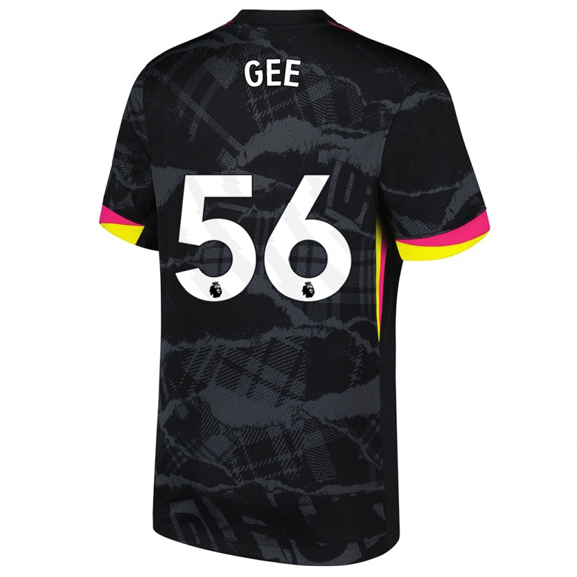 Kandiny Férfi Billy Gee #56 Fekete Rózsaszín Harmadik Számú Jersey 2024/25 Mez Póló Ing