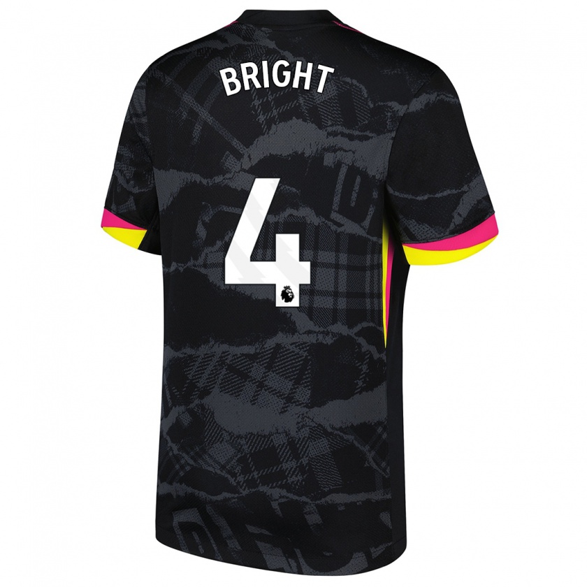 Kandiny Férfi Millie Bright #4 Fekete Rózsaszín Harmadik Számú Jersey 2024/25 Mez Póló Ing