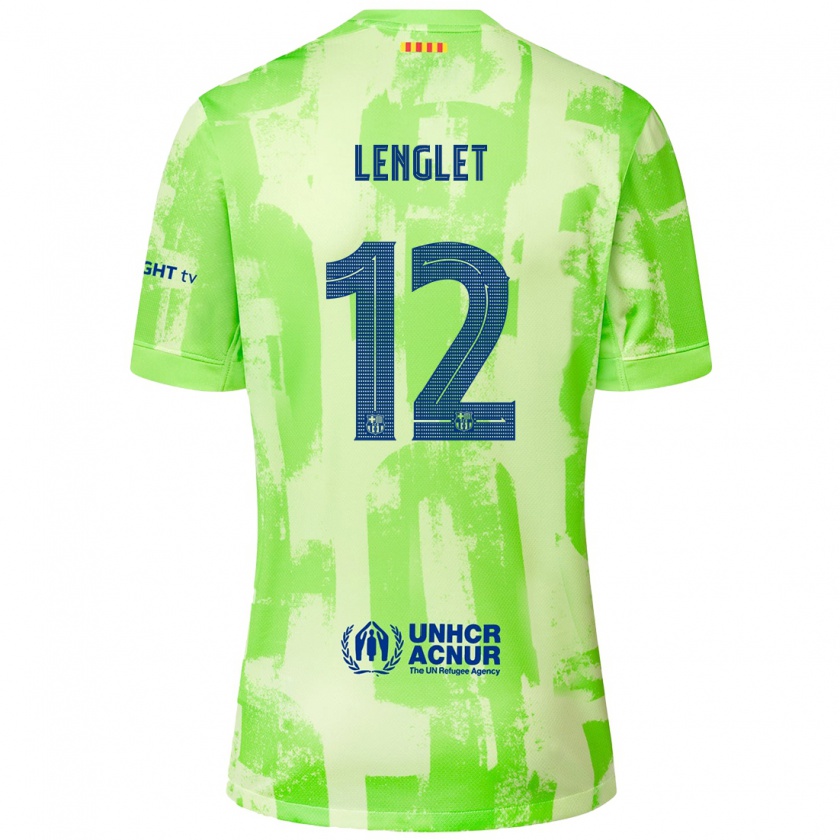 Kandiny Férfi Clément Lenglet #12 Mész Harmadik Számú Jersey 2024/25 Mez Póló Ing