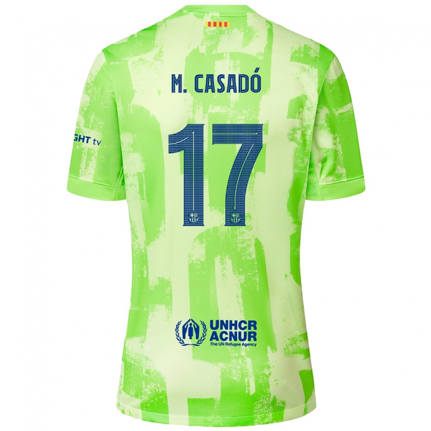 Kandiny Férfi Marc Casadó #17 Mész Harmadik Számú Jersey 2024/25 Mez Póló Ing