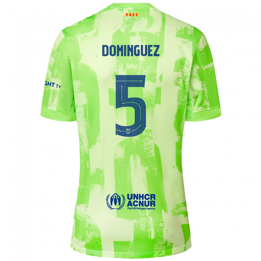 Kandiny Férfi Sergi Domínguez #5 Mész Harmadik Számú Jersey 2024/25 Mez Póló Ing