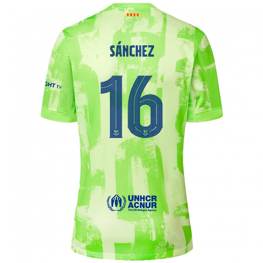 Kandiny Férfi Edu Sánchez #16 Mész Harmadik Számú Jersey 2024/25 Mez Póló Ing