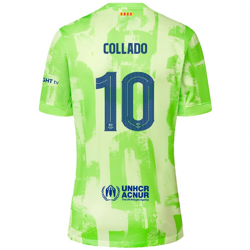 Kandiny Férfi Alex Collado #10 Mész Harmadik Számú Jersey 2024/25 Mez Póló Ing