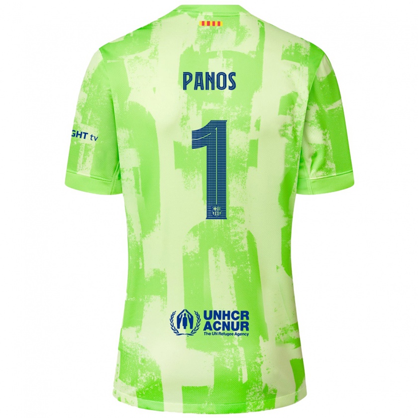 Kandiny Férfi Sandra Panos #1 Mész Harmadik Számú Jersey 2024/25 Mez Póló Ing