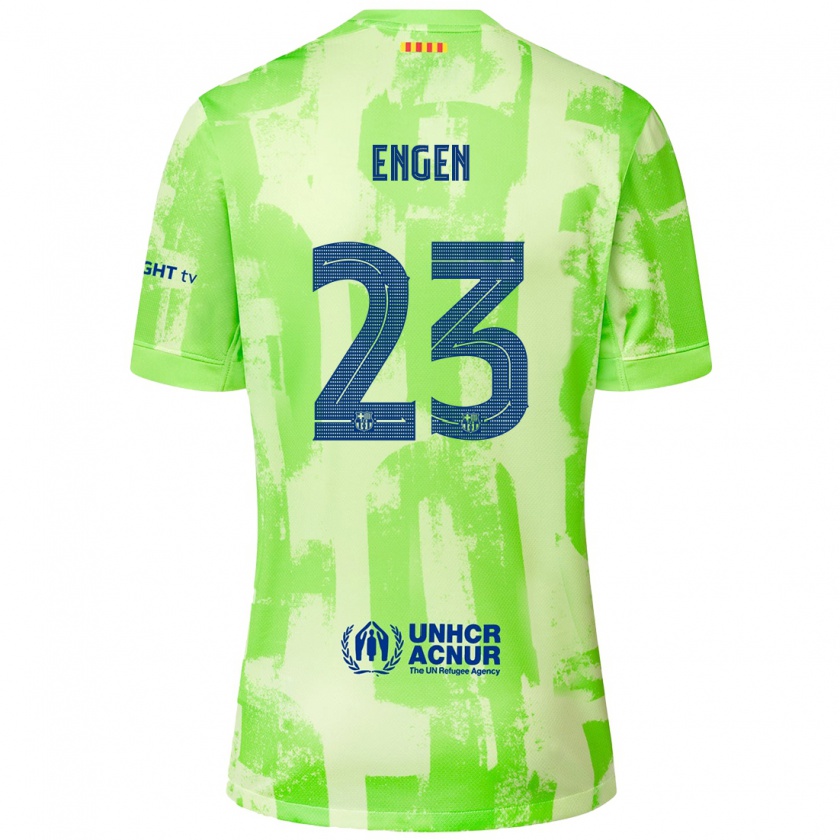 Kandiny Férfi Ingrid Engen #23 Mész Harmadik Számú Jersey 2024/25 Mez Póló Ing