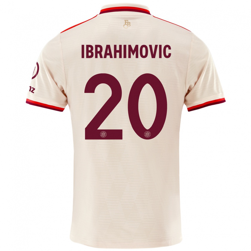 Kandiny Férfi Arijon Ibrahimovic #20 Vászon Harmadik Számú Jersey 2024/25 Mez Póló Ing