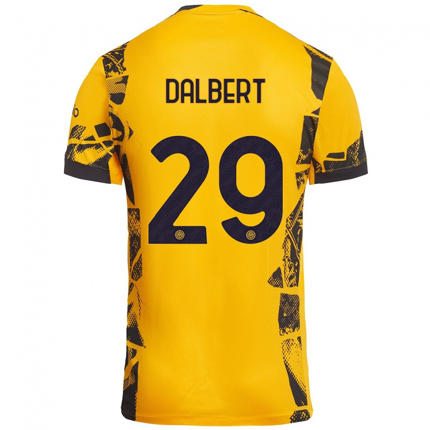 Kandiny Férfi Dalbert #29 Arany Fekete Harmadik Számú Jersey 2024/25 Mez Póló Ing