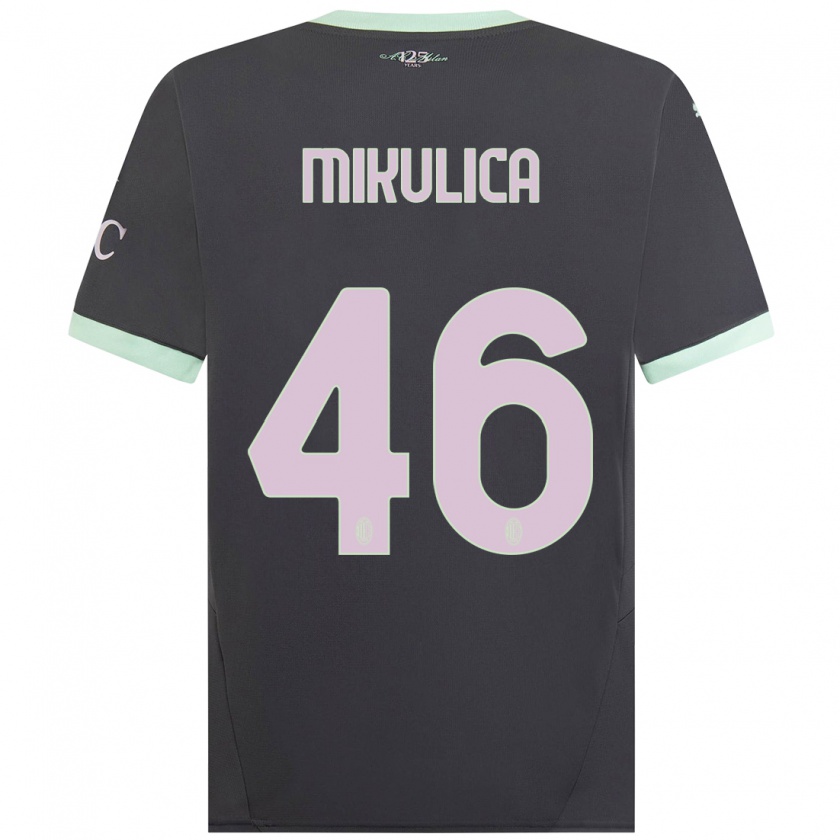 Kandiny Férfi Petra Mikulica #46 Szürke Harmadik Számú Jersey 2024/25 Mez Póló Ing