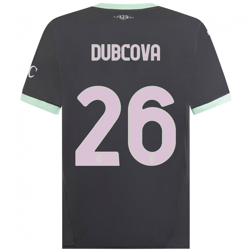 Kandiny Férfi Michaela Dubcova #26 Szürke Harmadik Számú Jersey 2024/25 Mez Póló Ing