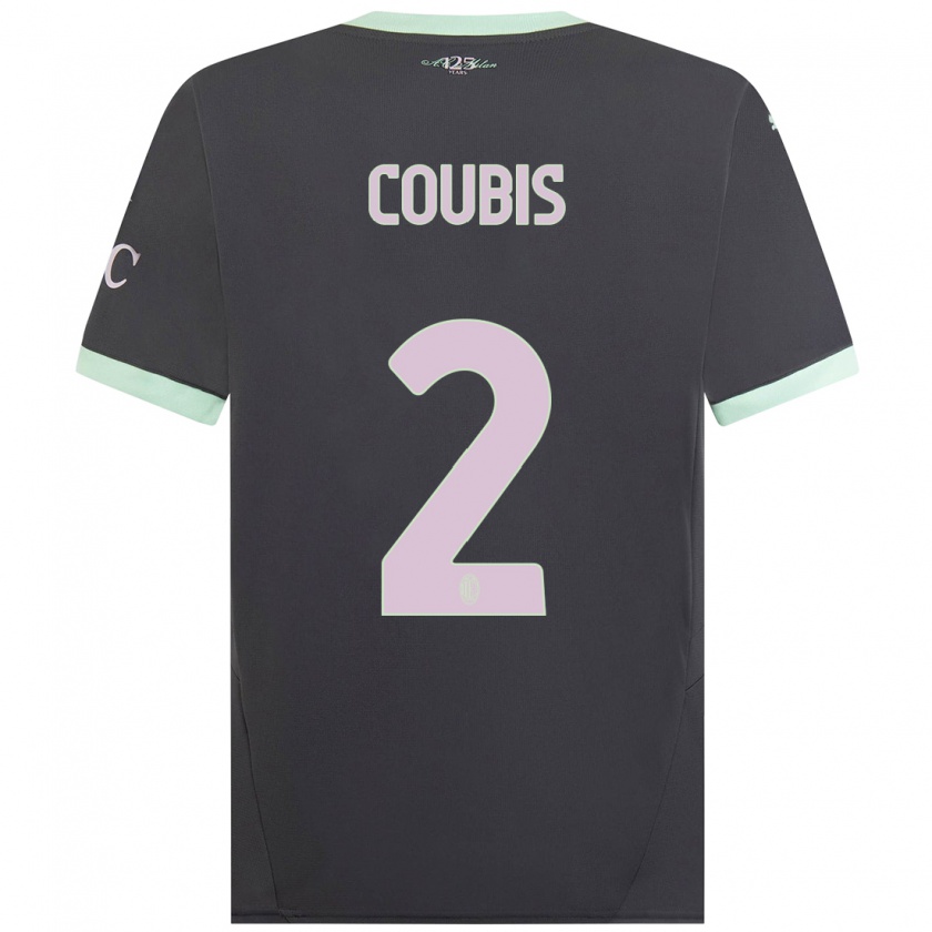 Kandiny Férfi Andrei Coubis #2 Szürke Harmadik Számú Jersey 2024/25 Mez Póló Ing