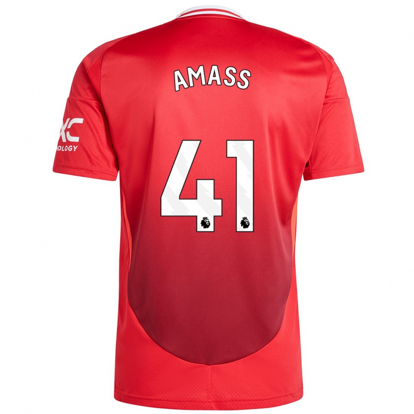 Kandiny Női Harry Amass #41 Élénkpiros Hazai Jersey 2024/25 Mez Póló Ing