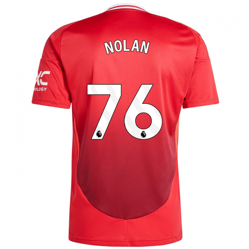 Kandiny Női James Nolan #76 Élénkpiros Hazai Jersey 2024/25 Mez Póló Ing