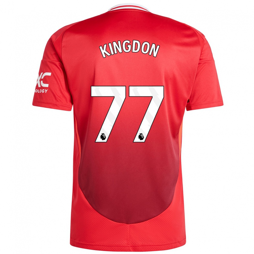 Kandiny Női Jack Kingdon #77 Élénkpiros Hazai Jersey 2024/25 Mez Póló Ing