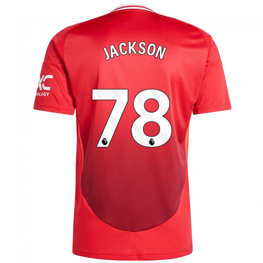 Kandiny Női Louis Jackson #78 Élénkpiros Hazai Jersey 2024/25 Mez Póló Ing