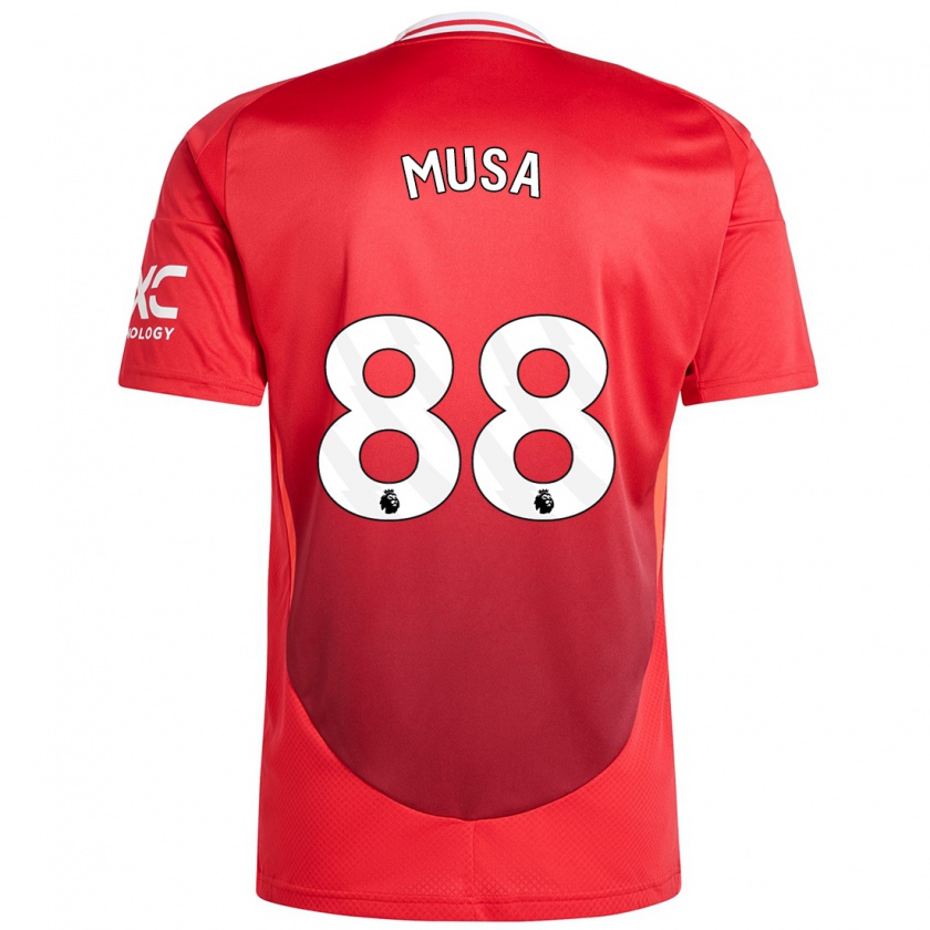 Kandiny Női Victor Musa #88 Élénkpiros Hazai Jersey 2024/25 Mez Póló Ing