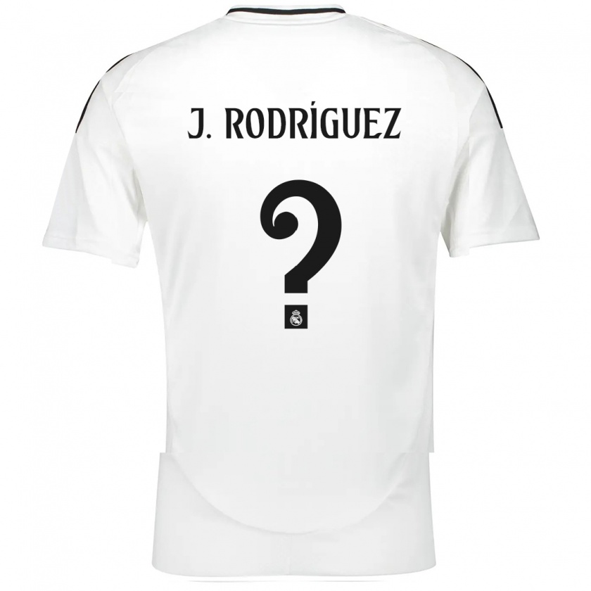 Kandiny Női Juan Rodríguez #0 Fehér Hazai Jersey 2024/25 Mez Póló Ing