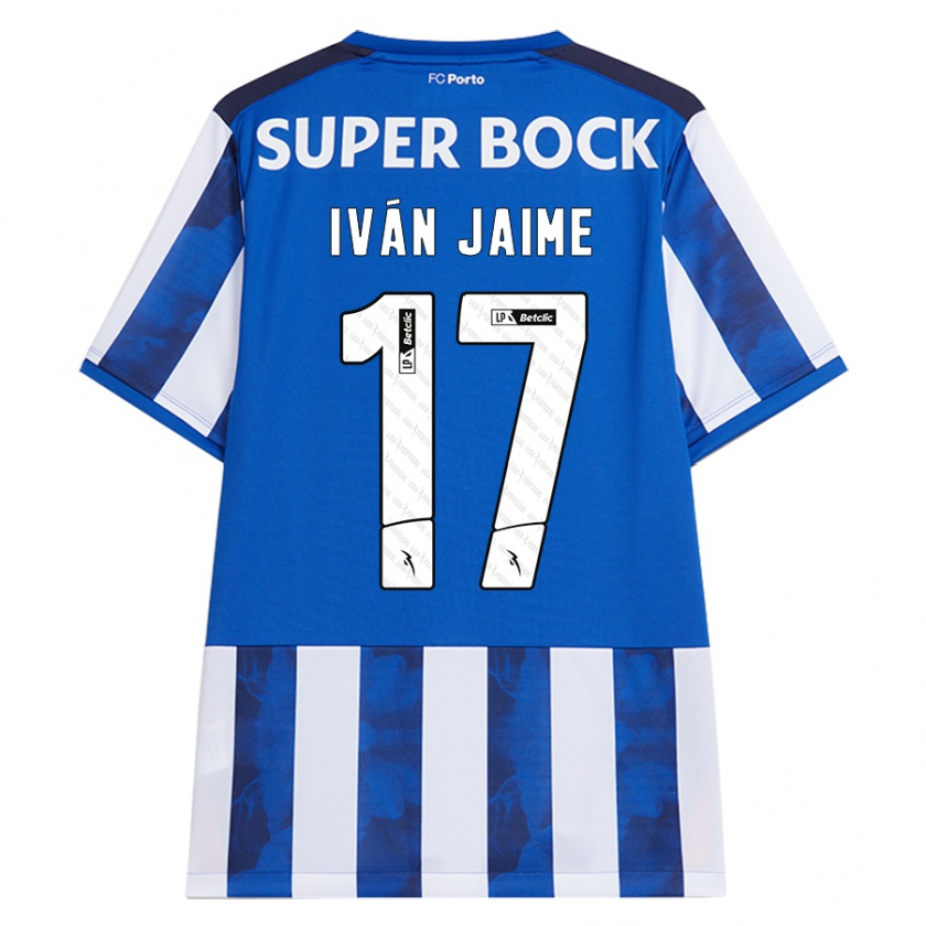 Kandiny Női Iván Jaime #17 Kék Fehér Hazai Jersey 2024/25 Mez Póló Ing