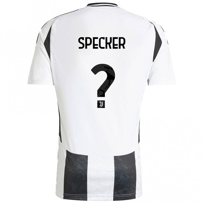 Kandiny Női Stefano Specker #0 Fehér Fekete Hazai Jersey 2024/25 Mez Póló Ing