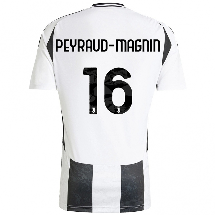 Kandiny Női Pauline Peyraud-Magnin #16 Fehér Fekete Hazai Jersey 2024/25 Mez Póló Ing