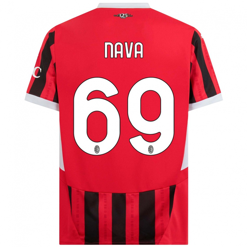 Kandiny Női Lapo Nava #69 Piros Fekete Hazai Jersey 2024/25 Mez Póló Ing