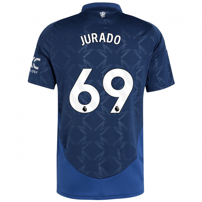 Kandiny Női Marc Jurado #69 Indigó Idegenbeli Jersey 2024/25 Mez Póló Ing