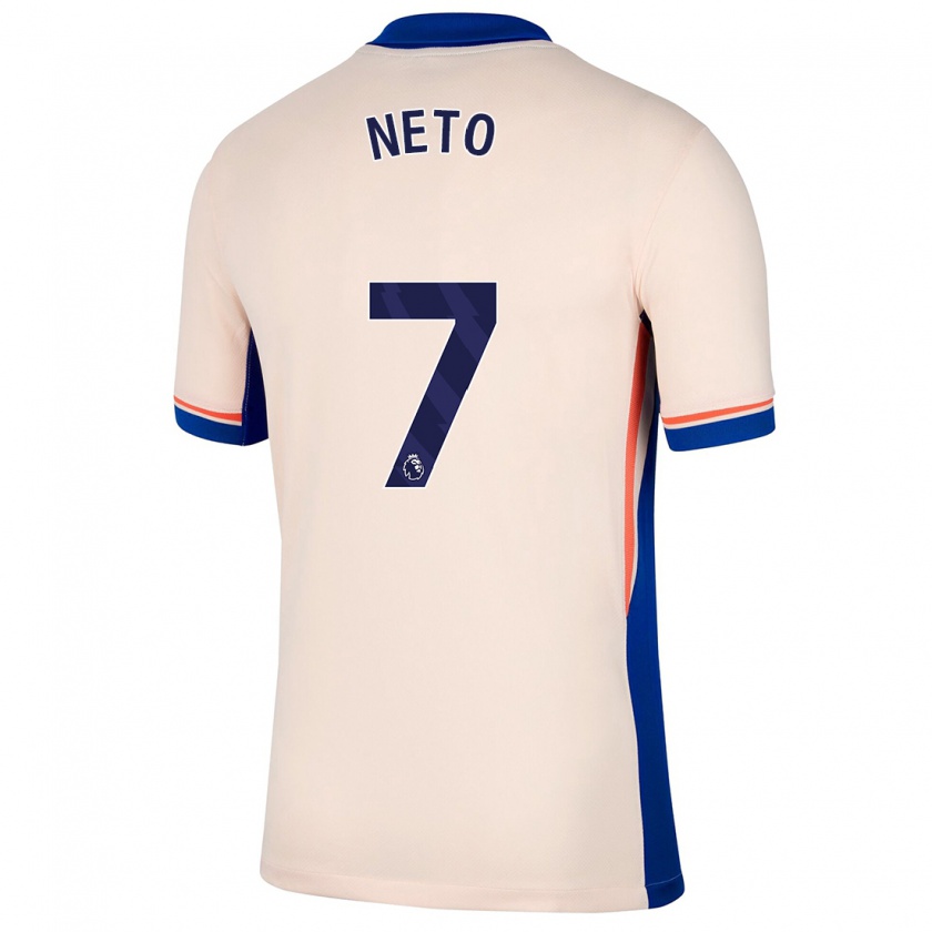 Kandiny Női Pedro Neto #7 Világos Bézs Idegenbeli Jersey 2024/25 Mez Póló Ing