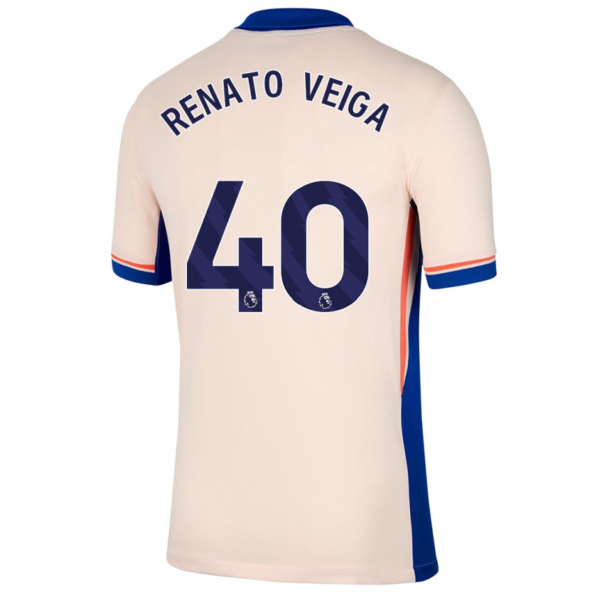 Kandiny Női Renato Veiga #40 Világos Bézs Idegenbeli Jersey 2024/25 Mez Póló Ing