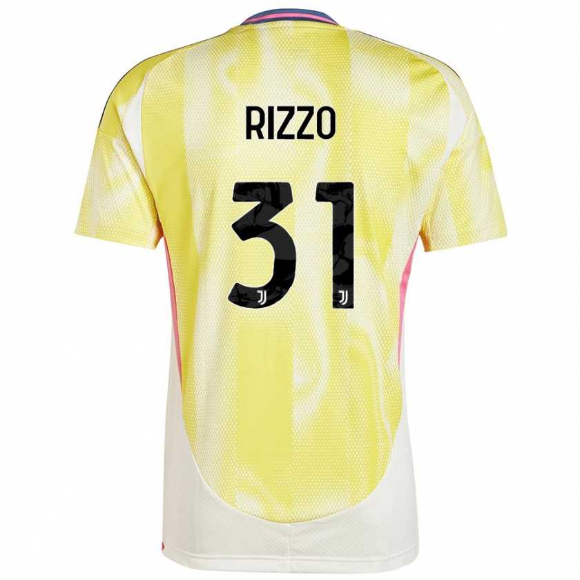 Kandiny Női Niccolò Rizzo #31 Napsárga Idegenbeli Jersey 2024/25 Mez Póló Ing