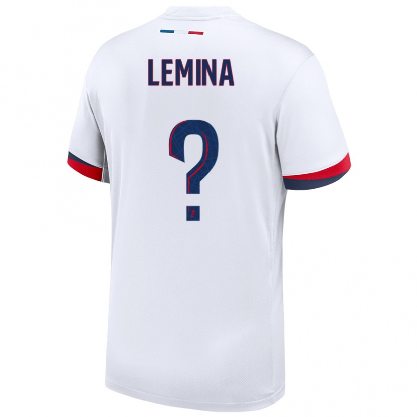 Kandiny Női Noha Lemina #0 Fehér Kék Piros Idegenbeli Jersey 2024/25 Mez Póló Ing