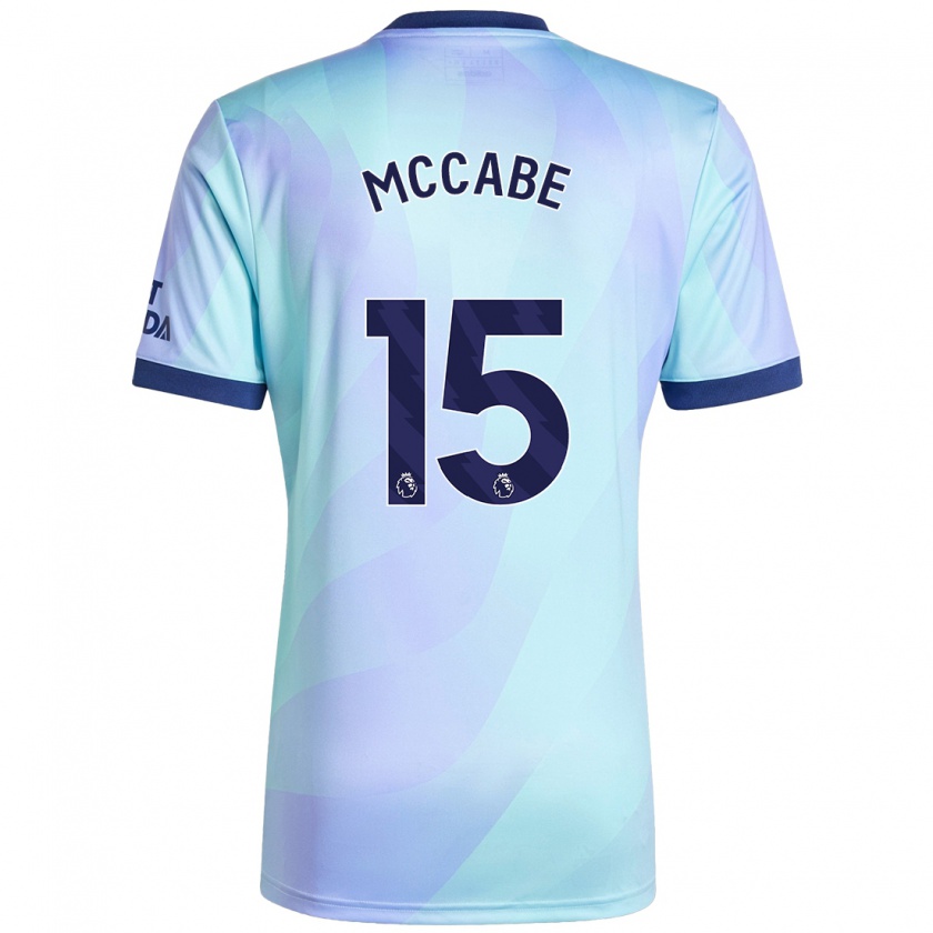 Kandiny Női Katie Mccabe #15 Aqua Harmadik Számú Jersey 2024/25 Mez Póló Ing