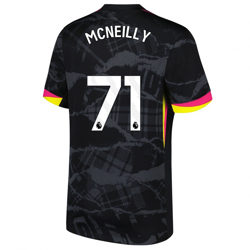 Kandiny Női Donnell Mcneilly #71 Fekete Rózsaszín Harmadik Számú Jersey 2024/25 Mez Póló Ing