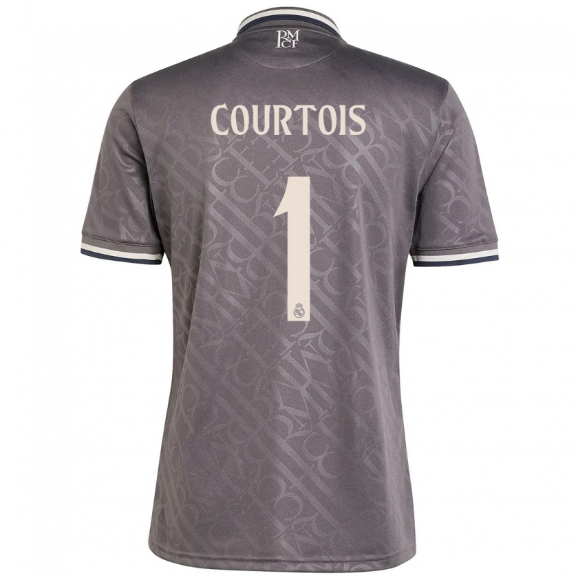 Kandiny Női Thibaut Courtois #1 Faszén Harmadik Számú Jersey 2024/25 Mez Póló Ing