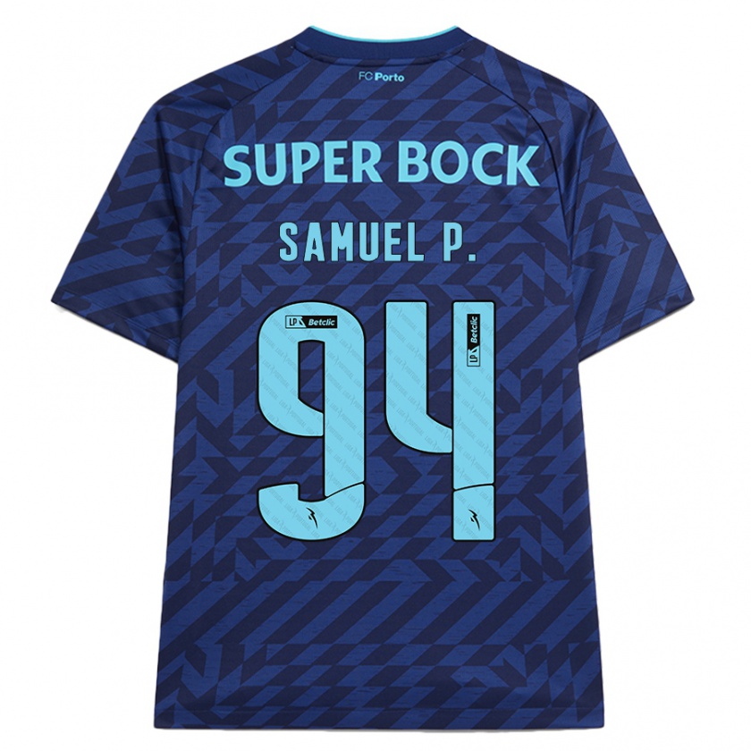 Kandiny Női Samuel Portugal #94 Sötétkék Harmadik Számú Jersey 2024/25 Mez Póló Ing