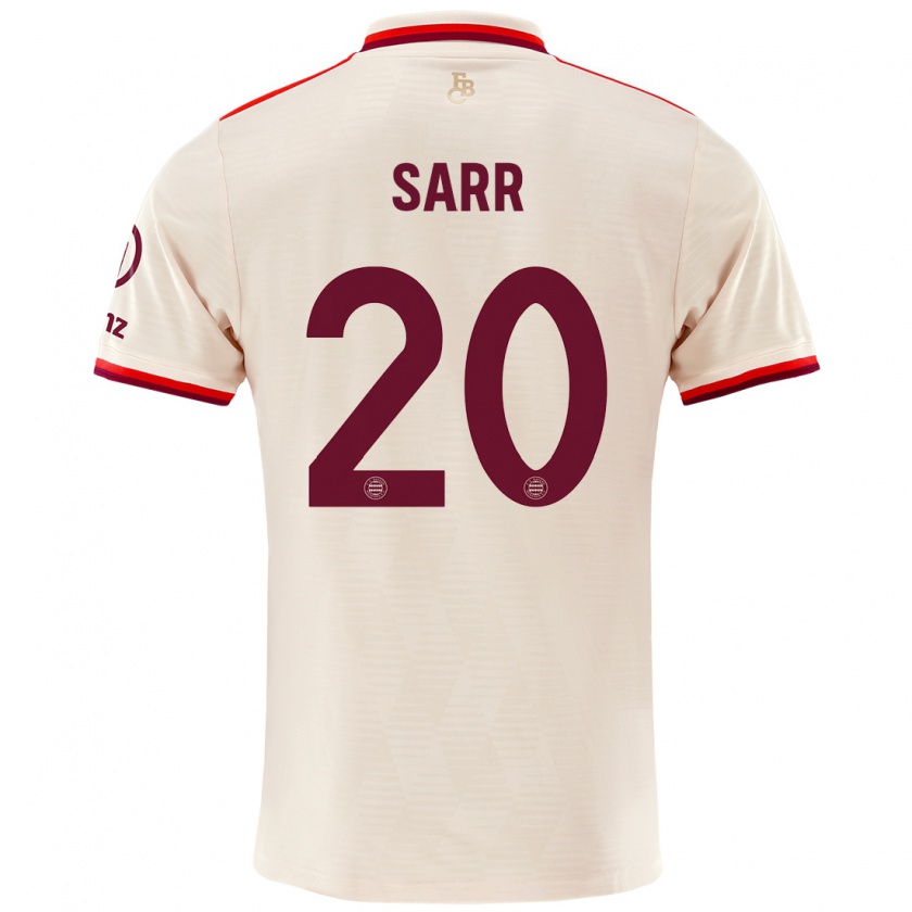 Kandiny Női Bouna Sarr #20 Vászon Harmadik Számú Jersey 2024/25 Mez Póló Ing