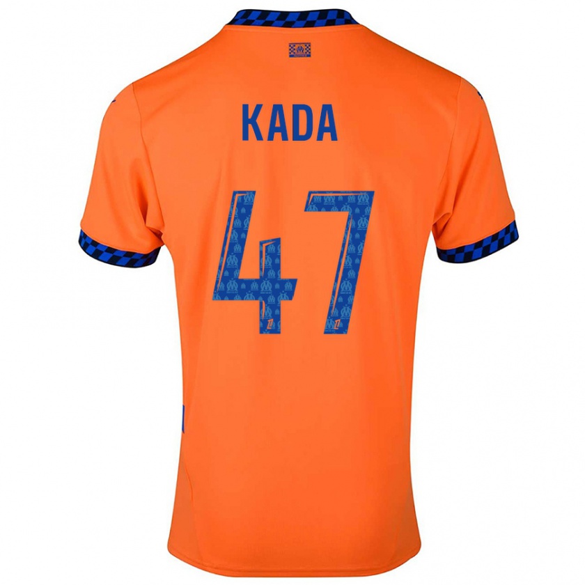 Kandiny Női Joakim Kada #47 Narancssárga Sötétkék Harmadik Számú Jersey 2024/25 Mez Póló Ing