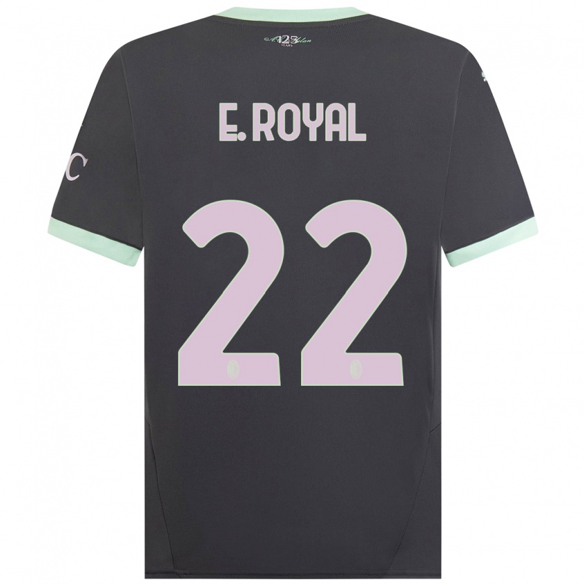 Kandiny Női Emerson Royal #22 Szürke Harmadik Számú Jersey 2024/25 Mez Póló Ing