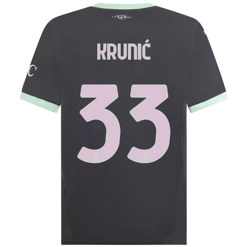 Kandiny Női Rade Krunic #33 Szürke Harmadik Számú Jersey 2024/25 Mez Póló Ing