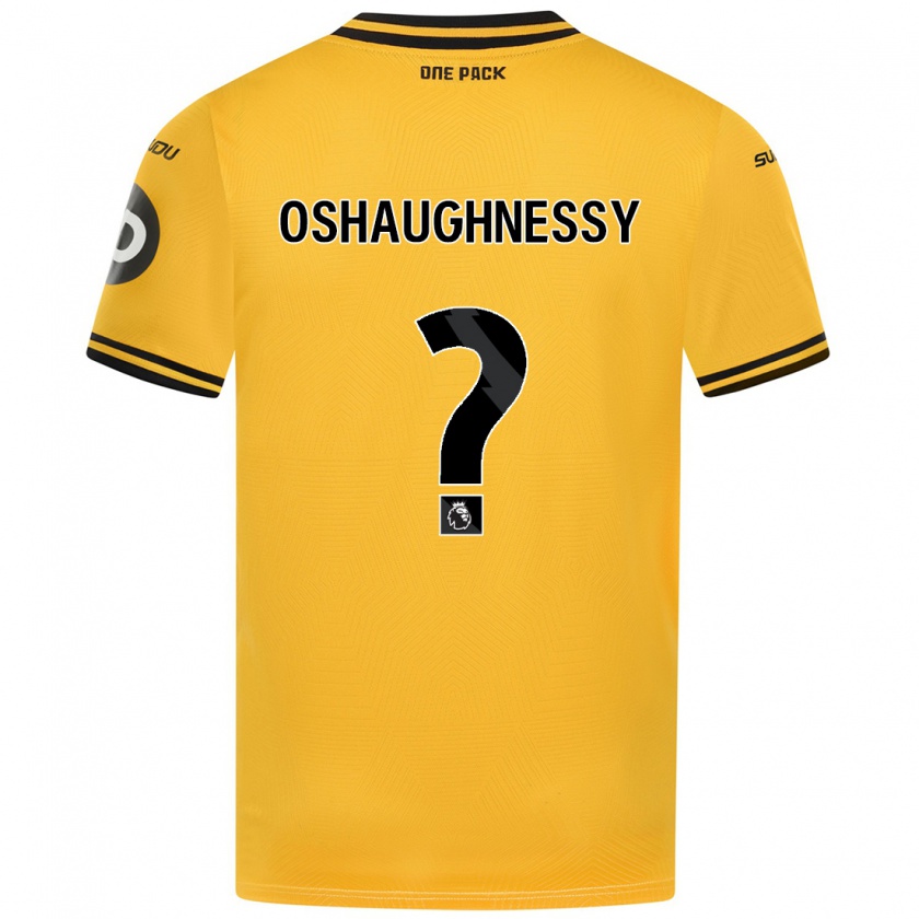 Kandiny Gyermek Joe Oshaughnessy #0 Sárga Hazai Jersey 2024/25 Mez Póló Ing