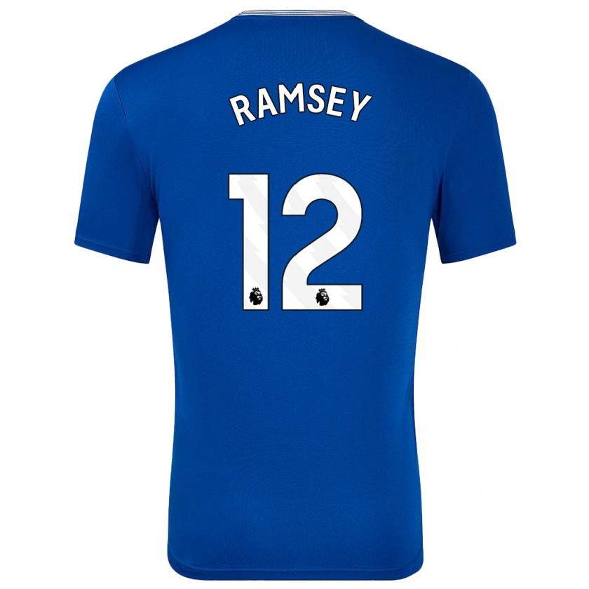 Kandiny Gyermek Emily Ramsey #12 Kék -Val Hazai Jersey 2024/25 Mez Póló Ing