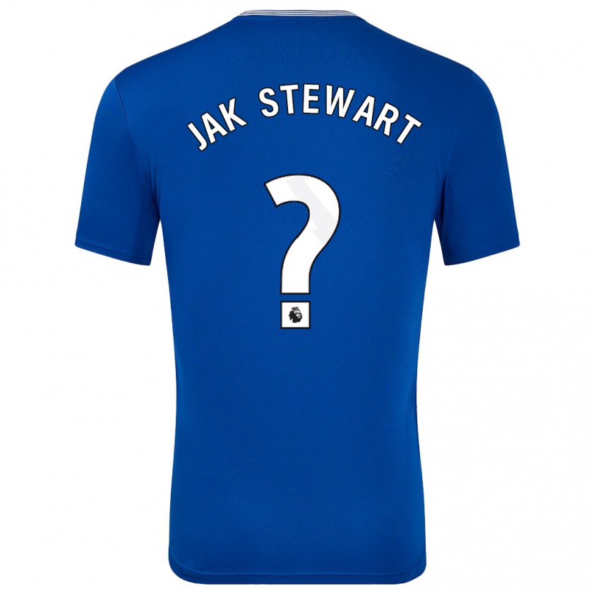 Kandiny Gyermek Jak Stewart #0 Kék -Val Hazai Jersey 2024/25 Mez Póló Ing