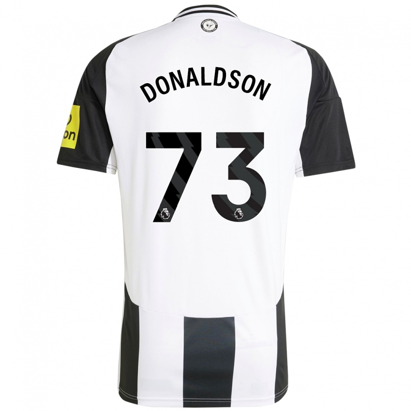 Kandiny Gyermek Josh Donaldson #73 Fehér Fekete Hazai Jersey 2024/25 Mez Póló Ing