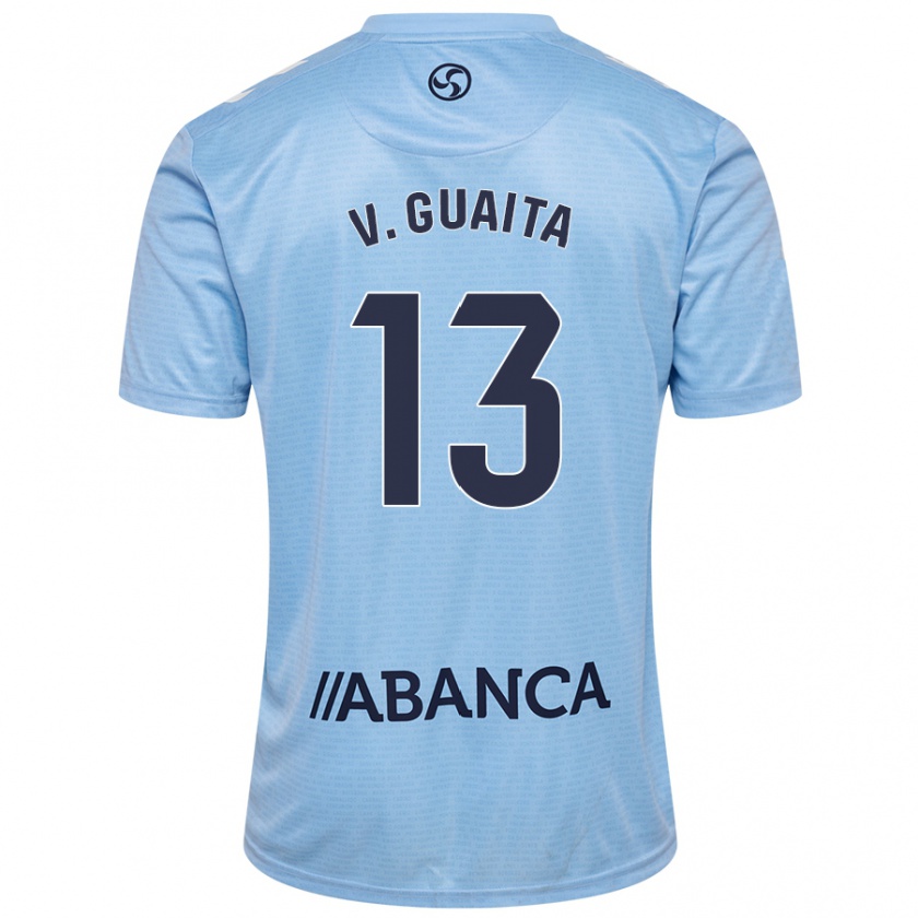 Kandiny Gyermek Vicente Guaita #13 Ég Kék Hazai Jersey 2024/25 Mez Póló Ing