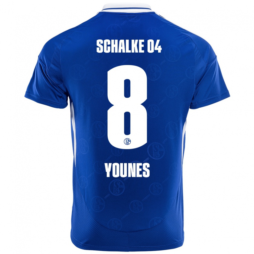 Kandiny Gyermek Amin Younes #8 Királykék Hazai Jersey 2024/25 Mez Póló Ing