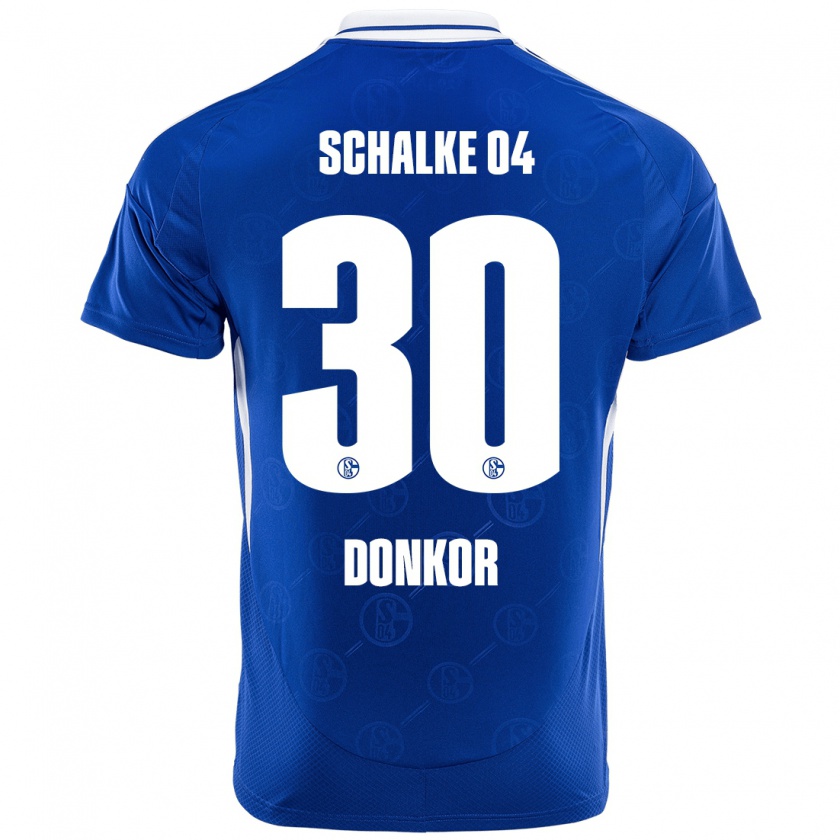 Kandiny Gyermek Anton Donkor #30 Királykék Hazai Jersey 2024/25 Mez Póló Ing