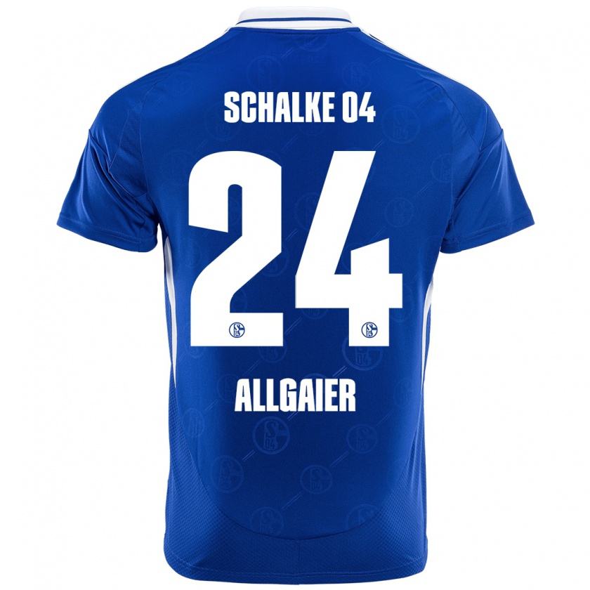 Kandiny Gyermek Felix Allgaier #24 Királykék Hazai Jersey 2024/25 Mez Póló Ing