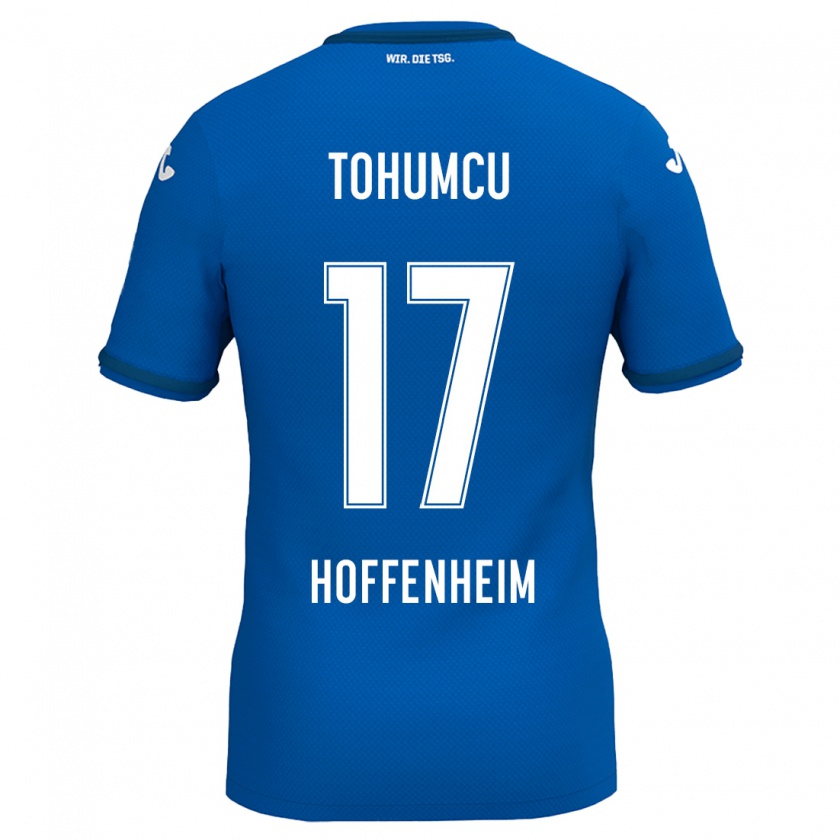 Kandiny Gyermek Umut Tohumcu #17 Királykék Hazai Jersey 2024/25 Mez Póló Ing